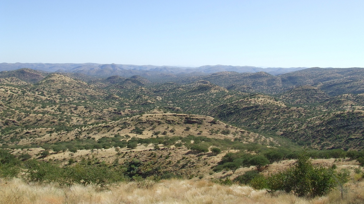 Namibia: C28 Richtung Swakopmund westlich von Windhuk
