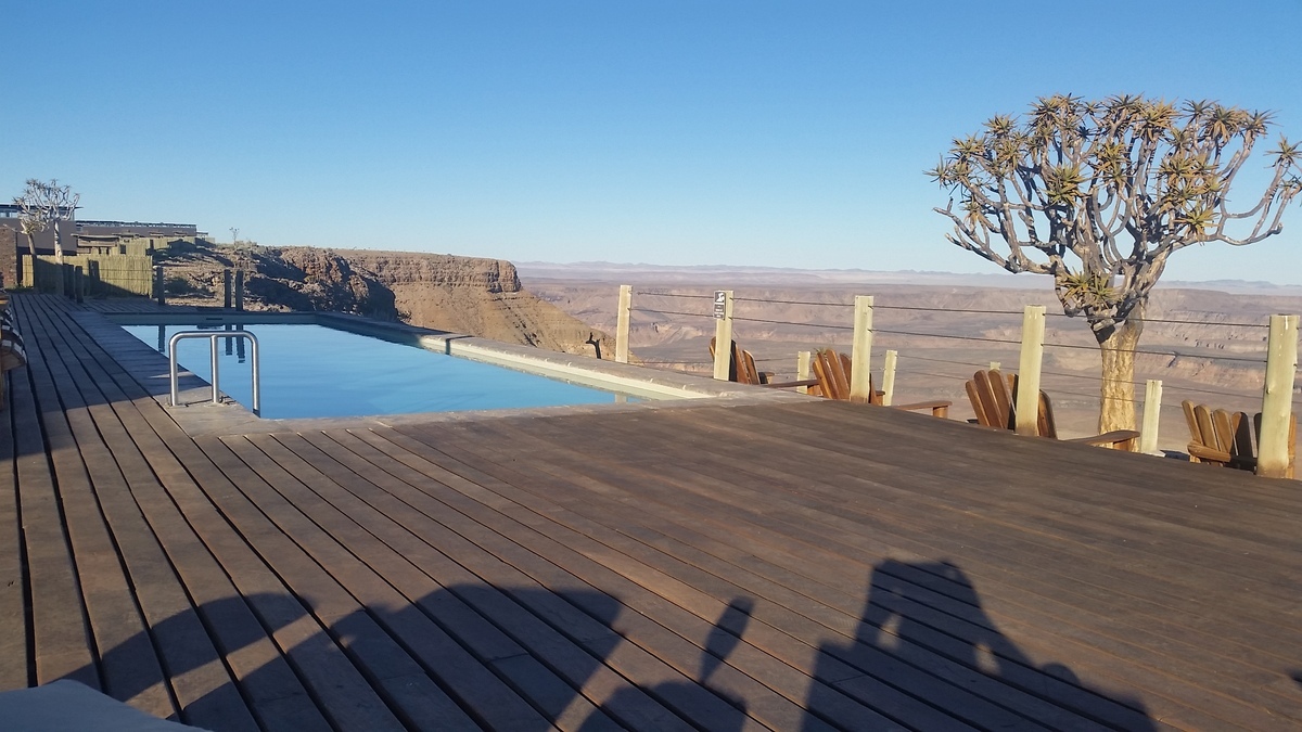 Namibia: 'Fish River Lodge' – view into the canyon