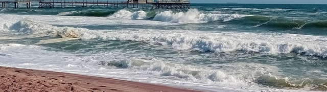 Namibia: Pier and Atlantic Ocean at Swakopmund