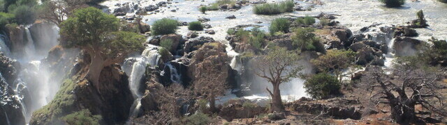Namibia: Epupa Wasserfälle an der angolanischen Grenze