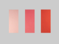 Anodising dye sample branding red