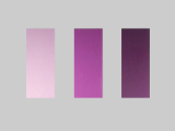 Anodising dye samples violet