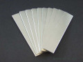 Aluminium test sheets 20x100mm (10 pcs.)